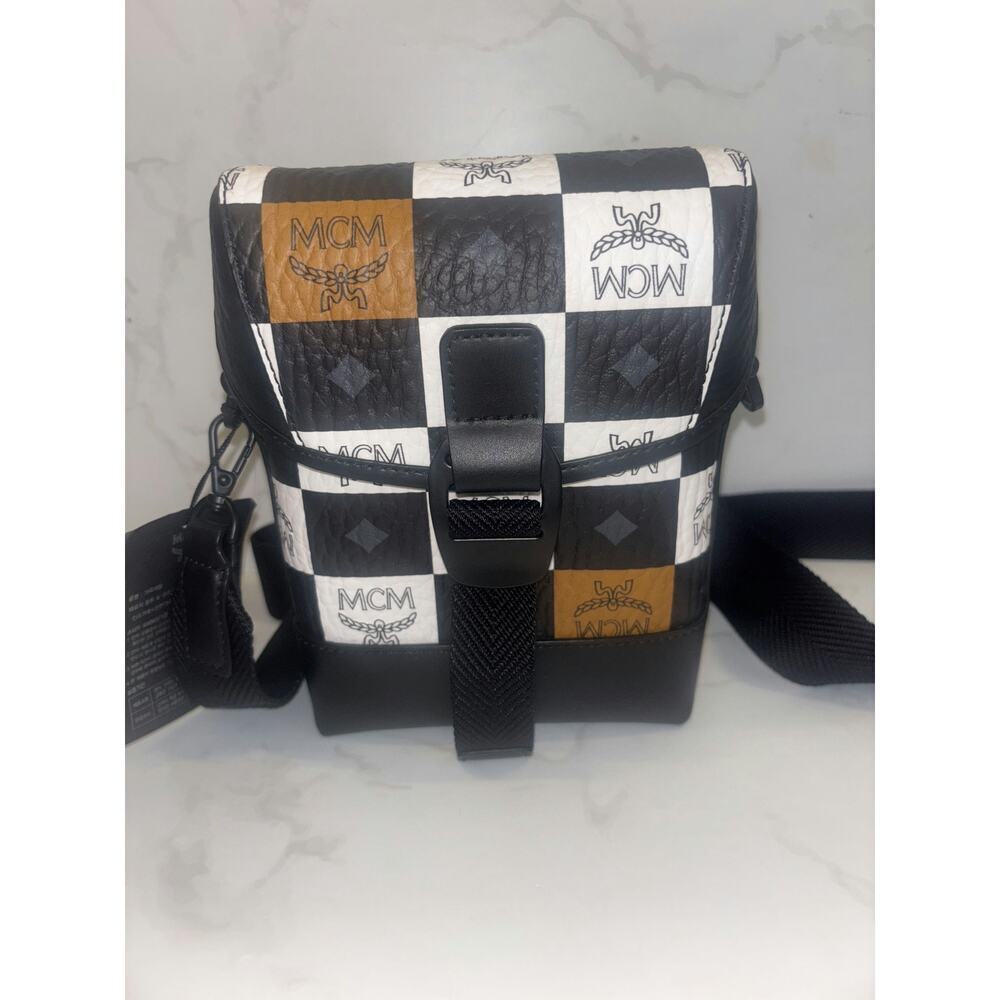 MCM Checkerboard Crossbody Bag